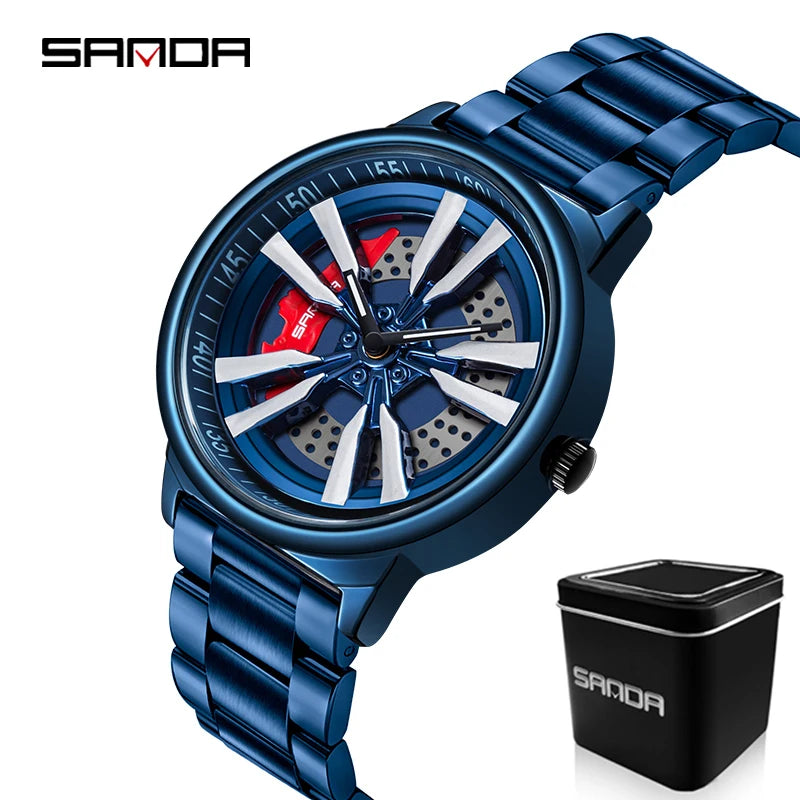 Rotating Car Wheel Watch with Leather Strap for Men - Premium Watches from Dressmycell.com - Just $43! Shop now at Dressmycell.com Rotating Car Wheel Watch with Leather Strap for Men - Premium Watches from Dressmycell.com - Just $43! Shop now at Dressmycell.com